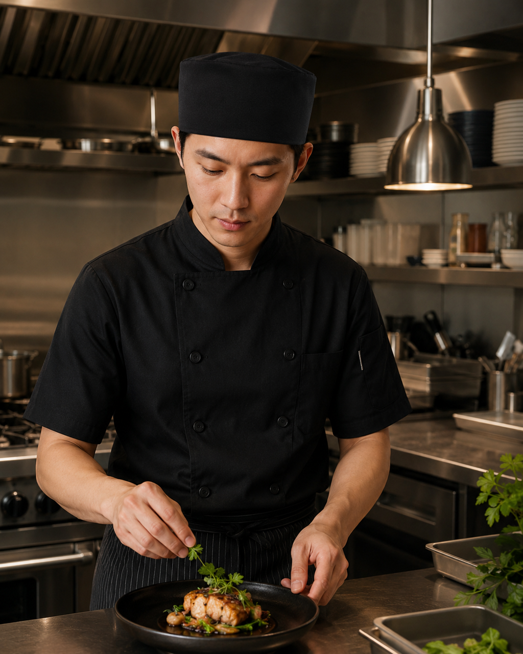 Chef Beanie Cap — Thin Mesh Adjustable Chef Hat