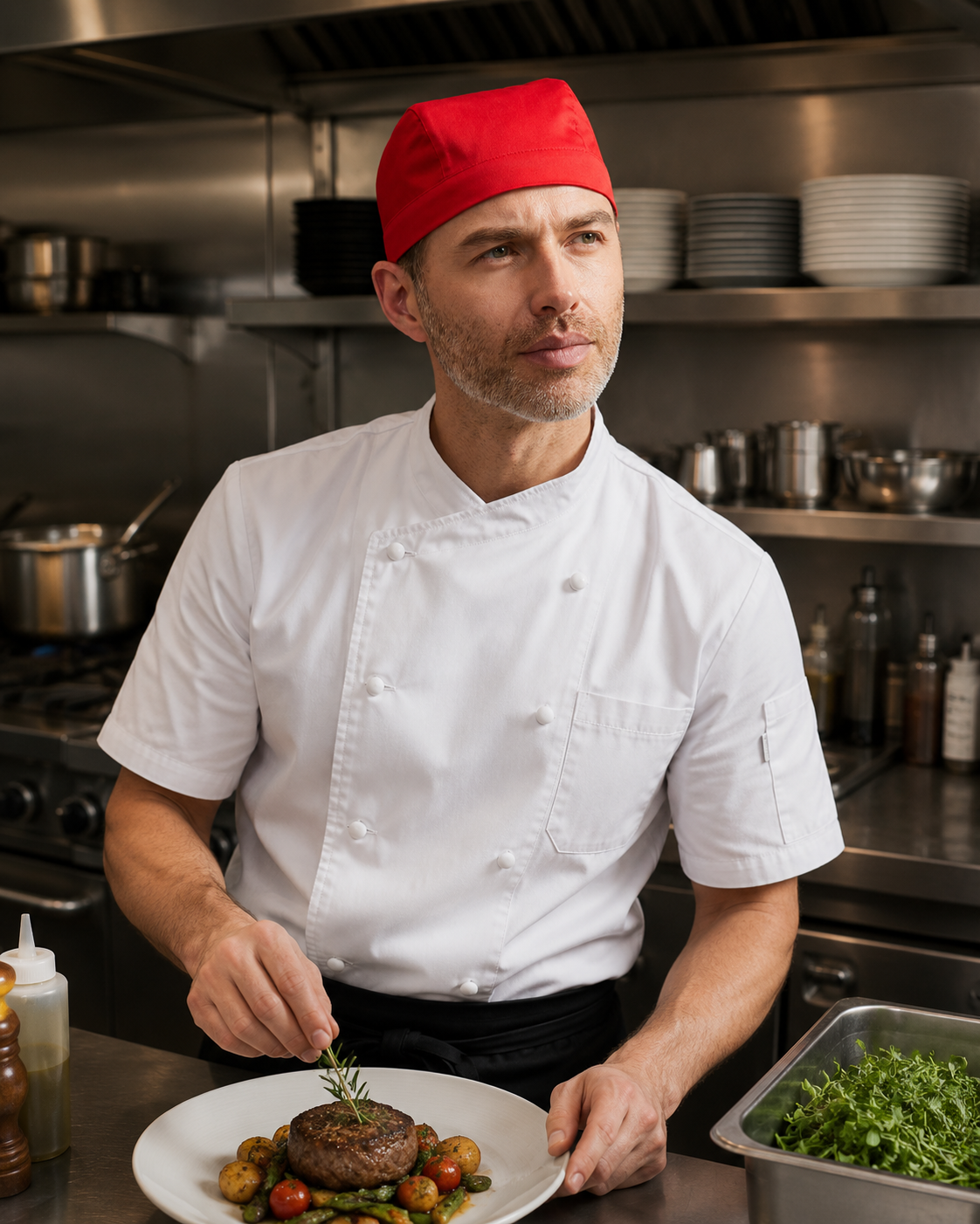 Unisex Chef Bandana Hat