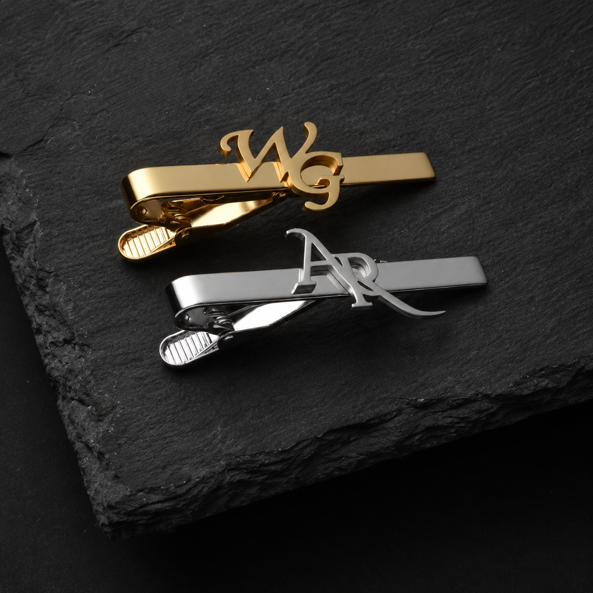 The Initials Tie Clip