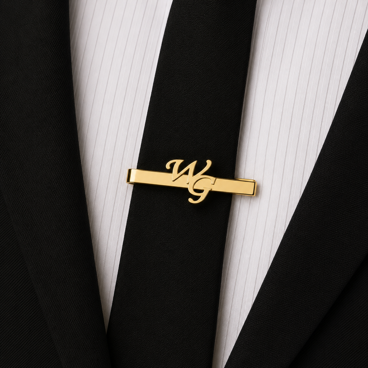The Initials Tie Clip