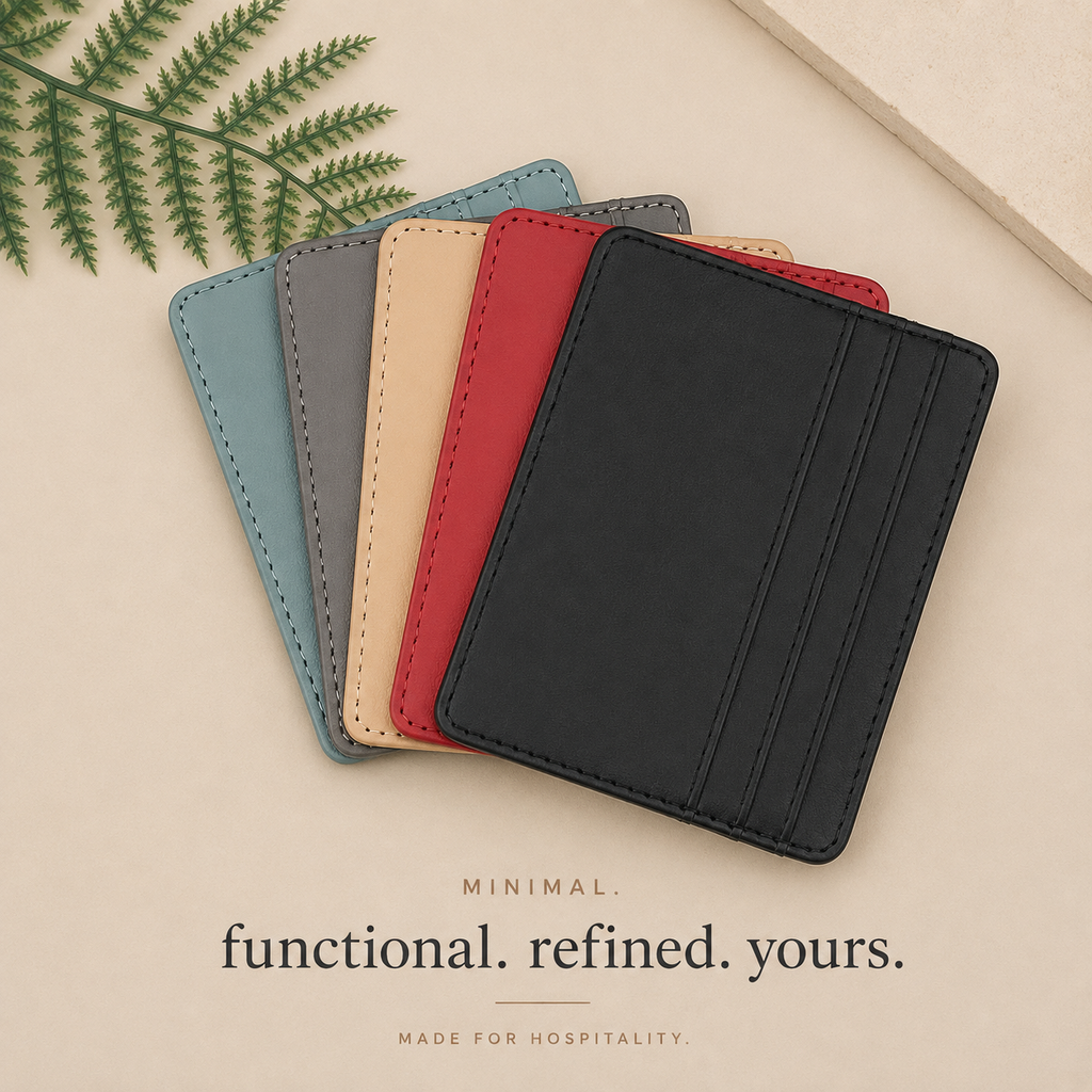 Personalized Leather Mini Card Holder