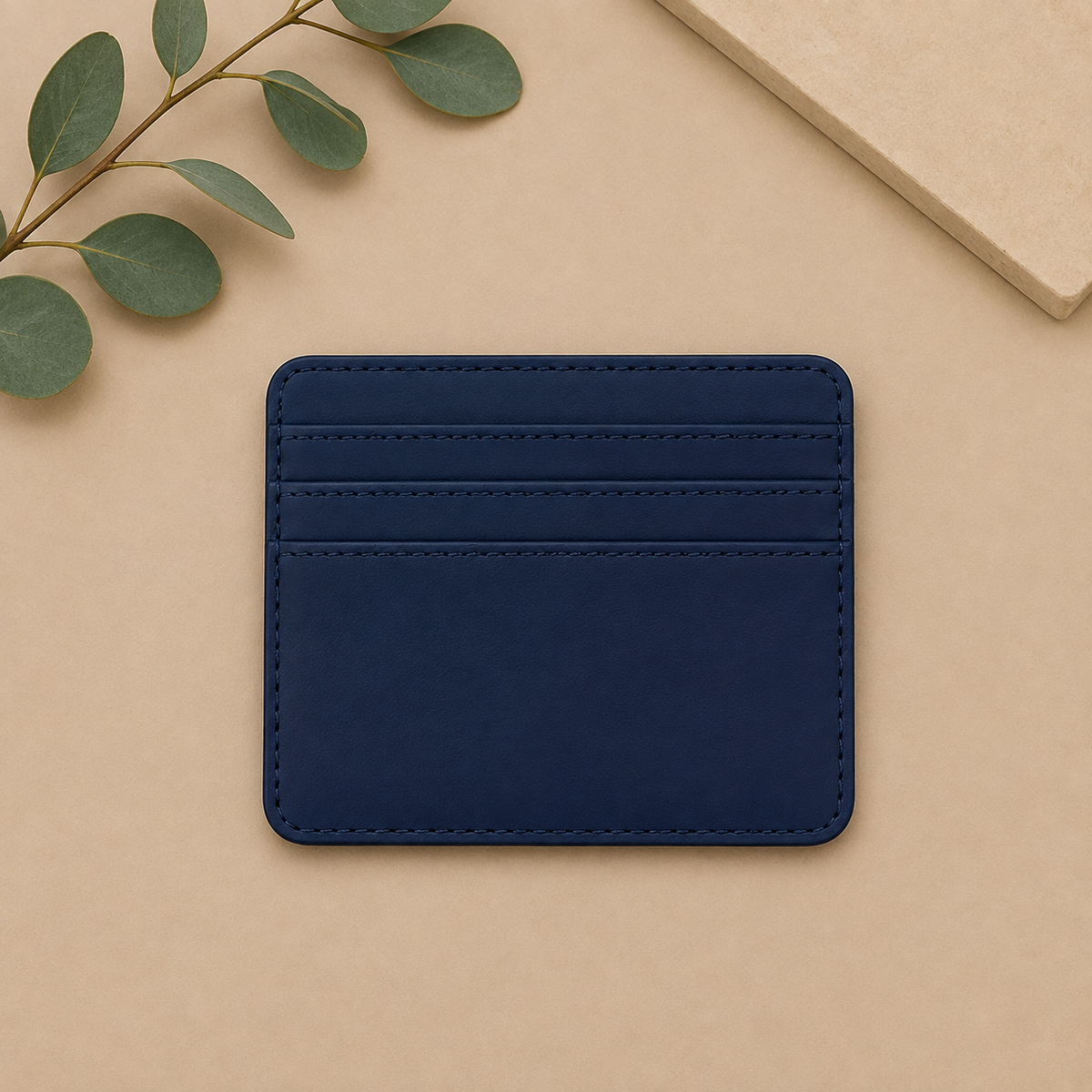 Personalized Leather Mini Card Holder