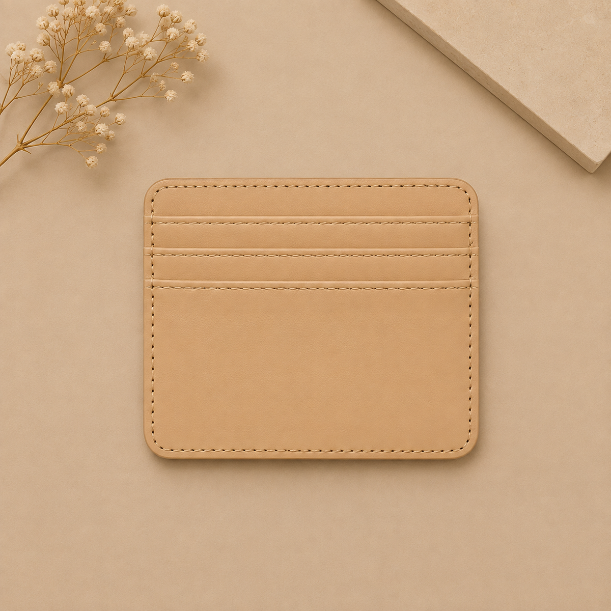 Personalized Leather Mini Card Holder