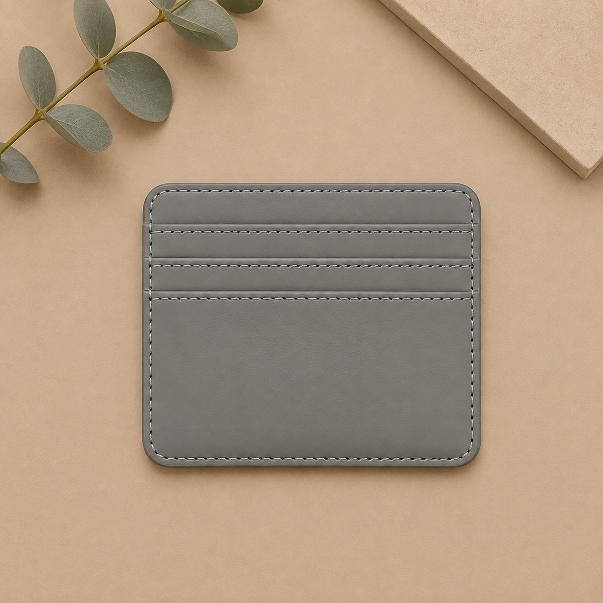 Personalized Leather Mini Card Holder