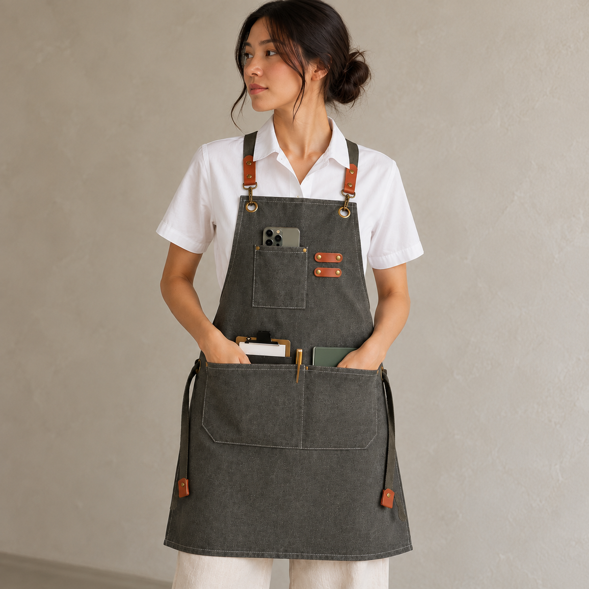 Cotton Canvas Work Apron