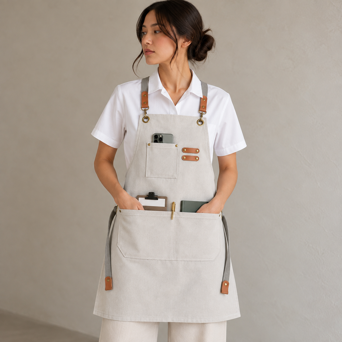 Cotton Canvas Work Apron