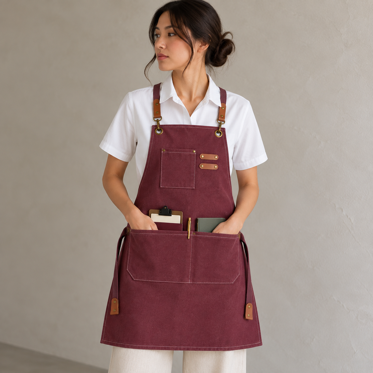 Cotton Canvas Work Apron