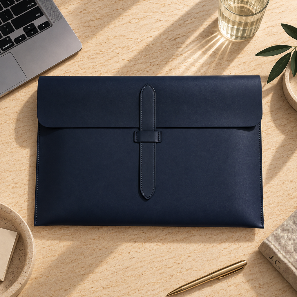 Personalized Leather Document Bag