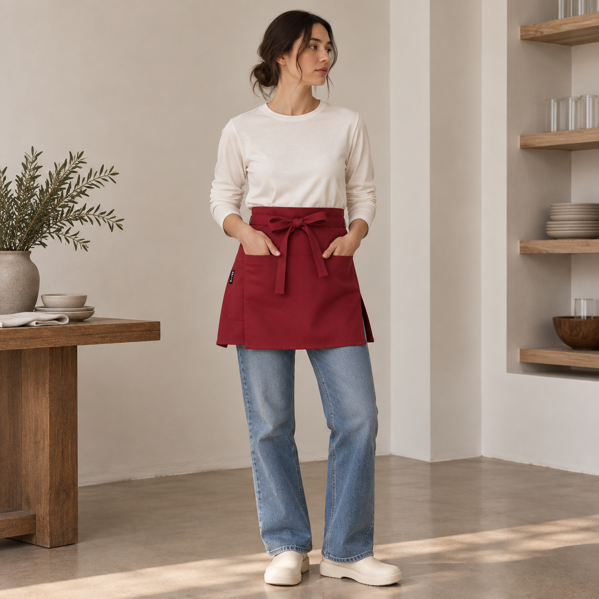 Universal Unisex Half Apron
