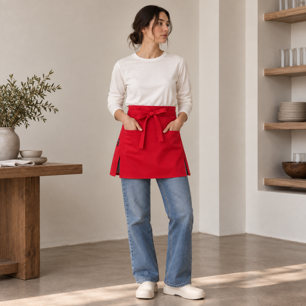 Universal Unisex Half Apron