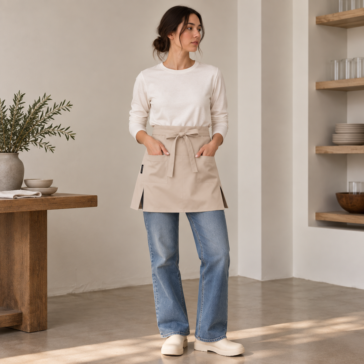 Universal Unisex Half Apron