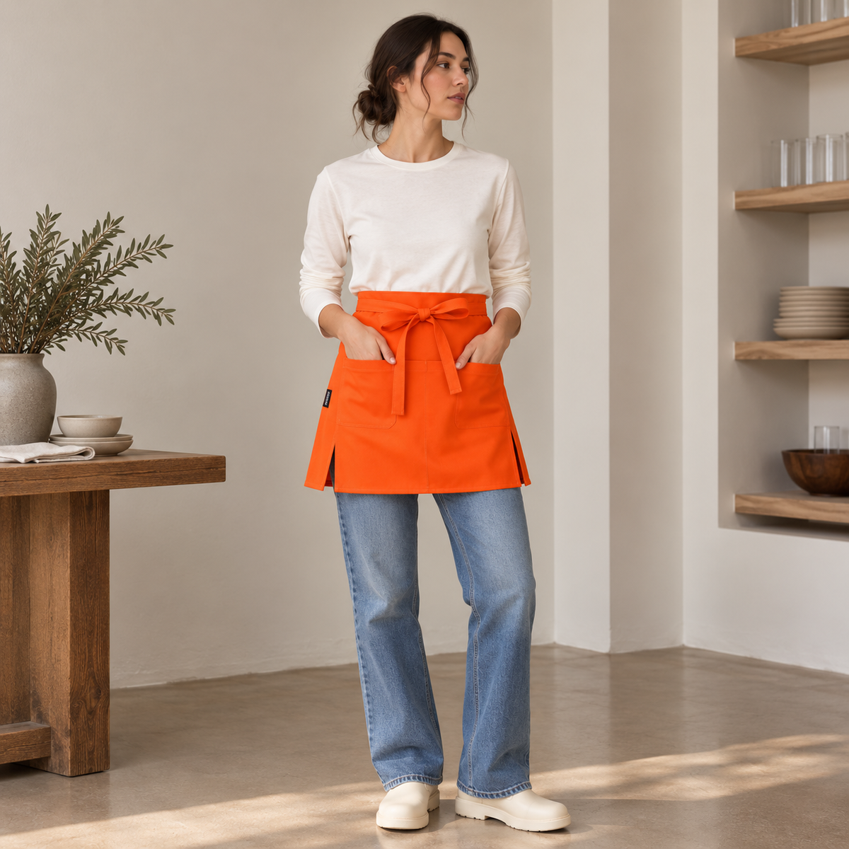 Universal Unisex Half Apron