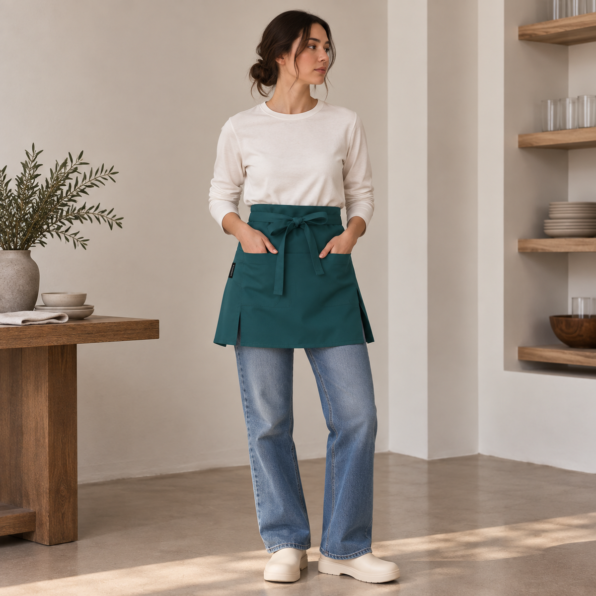 Universal Unisex Half Apron