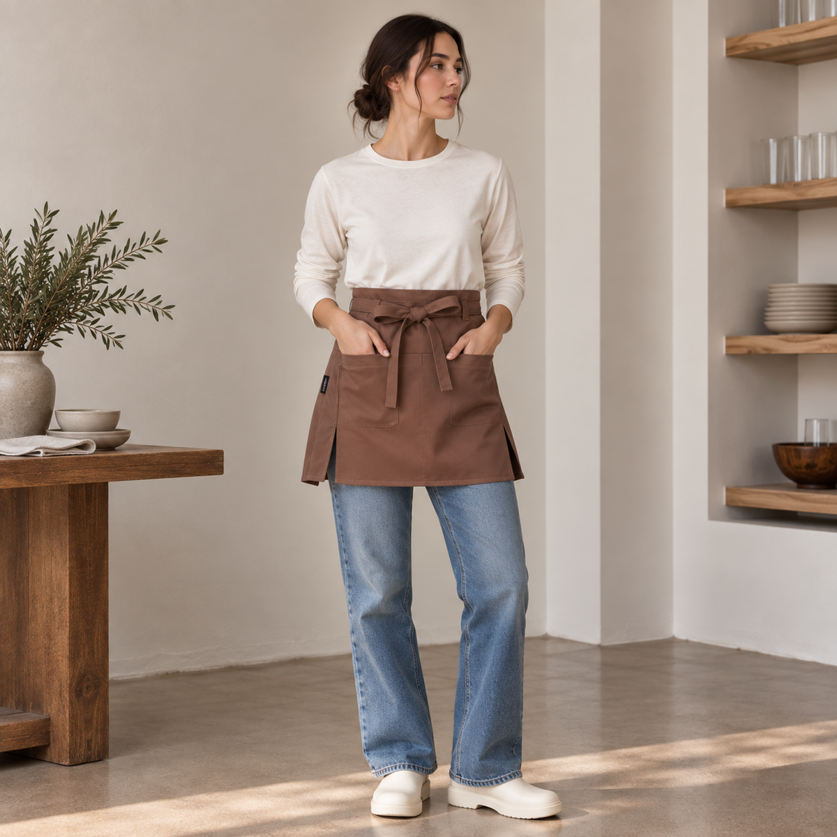 Universal Unisex Half Apron