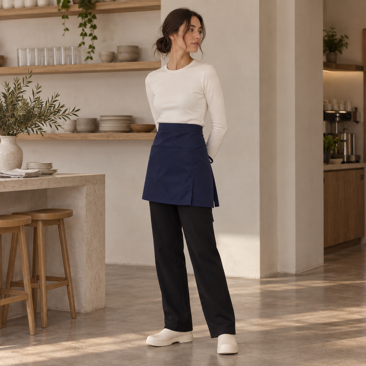 Universal Unisex Half Apron