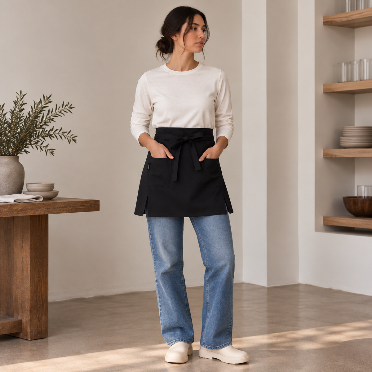 Universal Unisex Half Apron