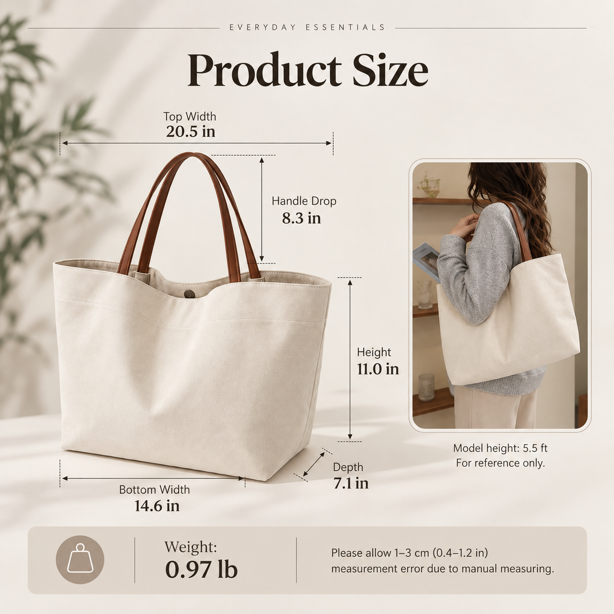 The Everyday Canvas Tote